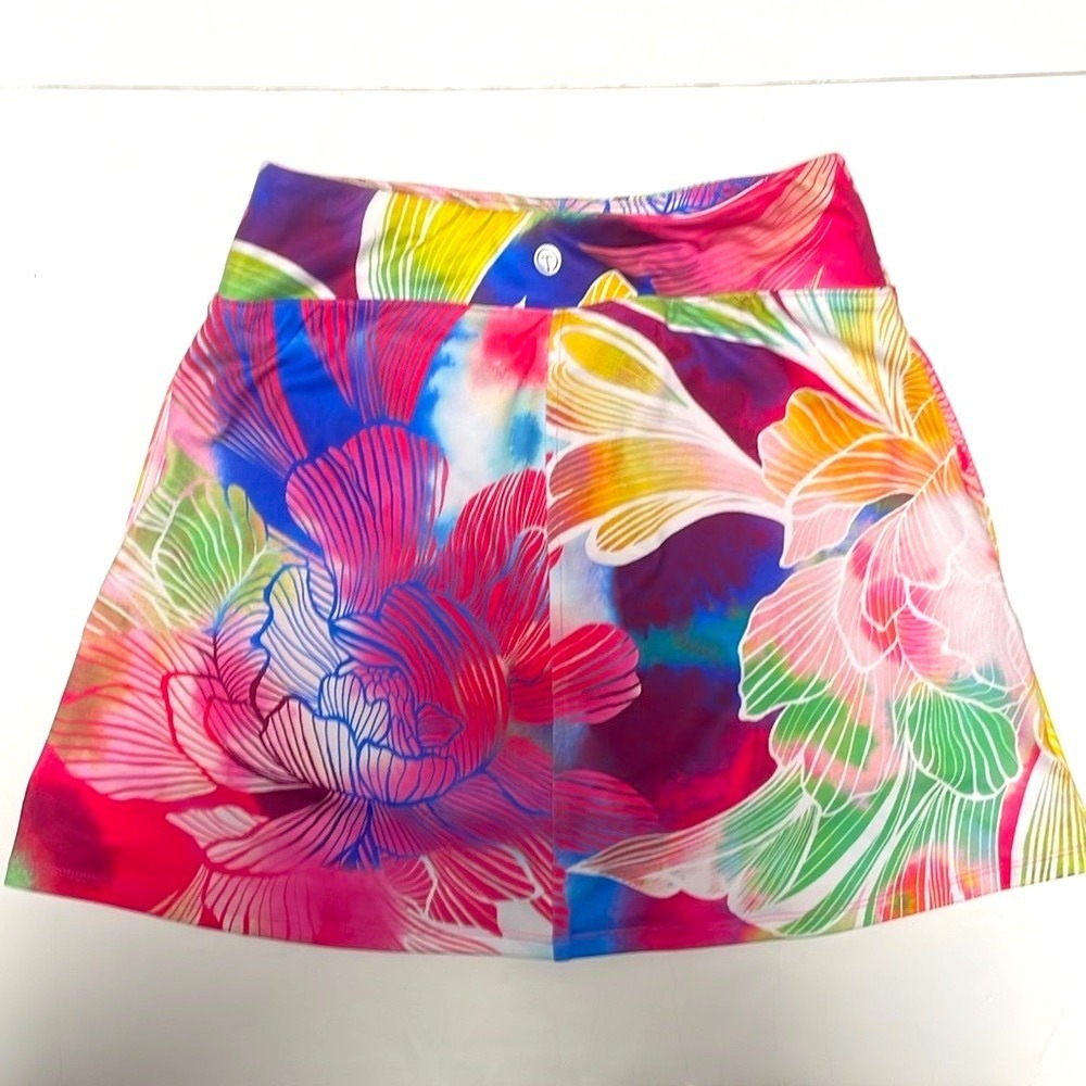 Talbots Floral Performance Skort‎ Women's XS - Picture 3 of 12